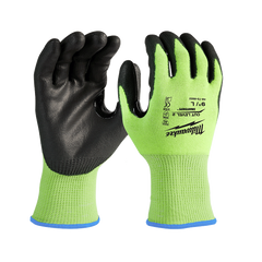 Milwaukee - Cut 2(B) High Visibility Polyurethane (PU) Dipped Gloves 1 Pack - XL | 48738923