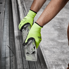 Milwaukee - Cut 3(C) High Visibility Polyurethane (PU) Dipped Gloves 1 Pack - M | 48738931