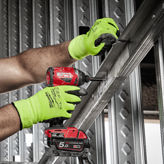 Milwaukee - Cut 3(C) High Visibility Polyurethane (PU) Dipped Gloves 1 Pack - M | 48738931