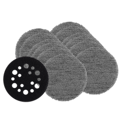 Milwaukee - 75mm (3") 80 Grit POWERGRID™ HandL Mesh sanding discs 12PK + Pad Saver (fits M12FSDR75) | 48806080