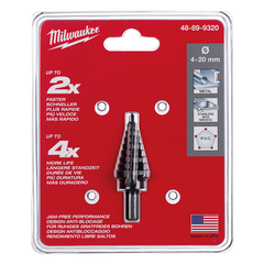 Milwaukee - Jam-Free Step Drill 4-20mm 9 Hole | 48899320
