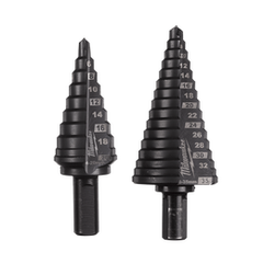 Cobalt AlCrN Step Drill Bit Set
(1) 4-20mm, (1) 6-35mm | 48899398