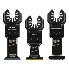 Milwaukee - Open-Lok 3PC All Purpose Multi Tool Blade Variety Pack | 49109001