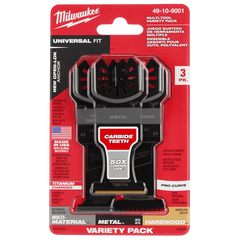 Milwaukee - Open-Lok 3PC All Purpose Multi Tool Blade Variety Pack | 49109001