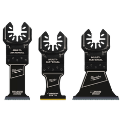 Milwaukee - Open-Lok 3PC Multi-Material Multi Tool Blade Variety Pack | 49109005