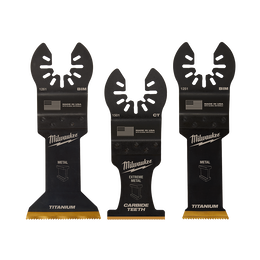 Milwaukee  Open-Lok™ 3PC Metal Cutting Multi Tool Blade Variety Pack