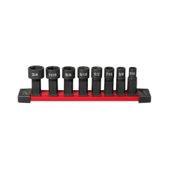 Milwaukee - M12 FUEL SAE 8 Pc - Insider Pass-Through Socket Set | 49161640
