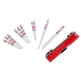 Milwaukee - SAWZALL™  Thin Kerf Kit 10 Pce150mm 14TPI THIN KERF (3), 150mm 24TPI THIN KERF(3)150mm 5TPI The Ax™ THIN KERF(2), 230mm 5TPI The Ax™ THIN KERF(1) 230mm 18 TPI The Torch™ THIN KERF  (1). | 49222211