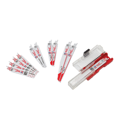 Milwaukee - SAWZALL™  Demolition Kit 12 Pce150mm 18TPI The Torch™ DEMO (4), 150mm 8TPI The Wrecker™(2), 150mm 5TPI The Ax™(2), 230mm 5TPI The Ax™(2), 230mm 14TPI The Torch™ DEMO (2), supplied with Heavy Duty Case | 49222229