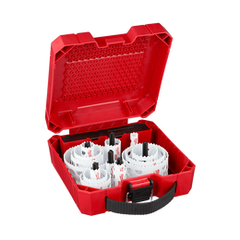 Milwaukee - Hole Dozer™ General Purpose Hole Saw Kit AU 19 Pce16mm, (2) 20mm, 22mm, (2) 25mm, 32mm, 40mm, (2) 51mm, 54mm, 64mm, 76mm, 89mm, 92mm,(2) Arbors, (2) Pilot Bits | 49224035
