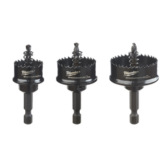 Milwaukee - Shockwave Thin Wall Hole Saw 3Pce Kit 22mm 29mm 35mm | 49224800