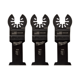Milwaukee - 35mm (1 3/8") High Carbon Steel Wood Blades 3Pk, Open-Lok™ | 49251103