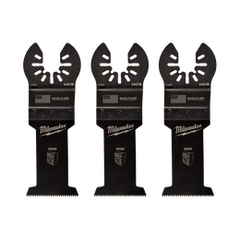 Milwaukee - 35mm (1 3/8") High Carbon Steel Wood Blades 3Pk, Open-Lok™ | 49251103