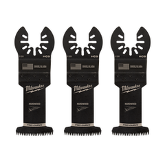 Milwaukee - 35mm (1 3/8")Japanese Tooth Hardwood Blades 3Pk, Open-Lok™ | 49251133