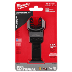 Milwaukee - 35mm (1 3/8") Titanium Enhanced Bi-Metal Multi-Material Blade - Open-Lok | 49251231