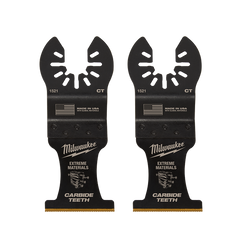 Milwaukee - 35mm (1-3/8") Extreme Material Titanium Enhanced Carbide Teeth Blade 2PK - Open-Lok | 49251522