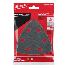 Milwaukee - 60 Grit Sand Paper 6Pk - Open-Lok | 49252060
