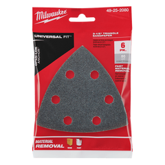 Milwaukee - 80 Grit Sand Paper 6Pk - Open-Lok | 49252080