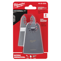 Milwaukee - 2PC 50mm (2") Rigid & 50mm (2") Flexible Scraper Variety Pack - Open-Lok | 49252202