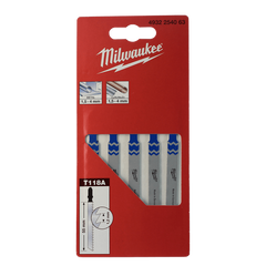 Milwaukee - Metals Jigsaw Blades 55mm T118A 5Pk | 4932254063