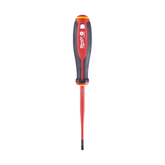 Milwaukee - VDE Screwdriver Slotted 0.8mm x 4mm x 100mm | 4932478715