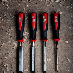 Milwaukee - 4pc Beveled Edge Chisel Set | 4932479897