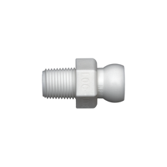 Precision Specialty Tools - LOC-LINE 1/4 INCH SYSTEM X 1/8 CONNECTORS NPT PK 50 WHITE | 49425-W