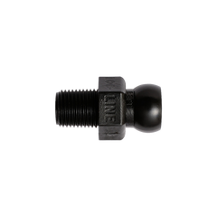 Precision Specialty Tools - LOC-LINE 1/4 INCH SYSTEM x 1/8 CONNECTORS BSPT (bulk Pk 50) BLACK | 49437-BLK