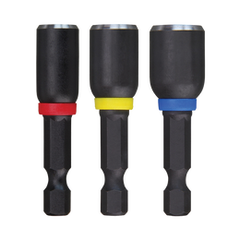 Milwaukee - SHOCKWAVE™ Magnetic 50mm Nutdriver 3Pc 1/4", 5/16", 3/8" | 49664561