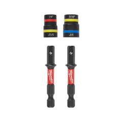 Milwaukee - SHOCKWAVE QUIK-CLEAR 2-in-1 Magnetic Nut Driver 2PC Set | 49664568