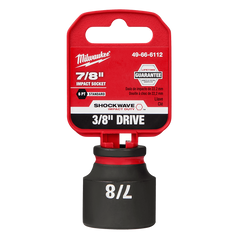 Milwaukee - Shockwave 3/8" Drive 7/8" Standard 6 Point Impact Socket | 49666112