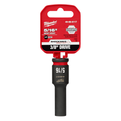 Milwaukee - Shockwave 3/8" Drive 5/16" Deep 6 Point Impact Socket | 49666117
