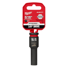 Milwaukee - SHOCKWAVE™ 3/8" Drive 5/16" Deep 6 Point Impact Socket | 49666117