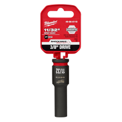 Milwaukee - SHOCKWAVE™ 3/8" Drive 11/32" Deep 6 Point Impact Socket | 49666118