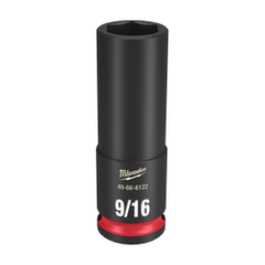 Milwaukee - SHOCKWAVE™ 3/8" Drive 9/16" Deep 6 Point Impact Socket | 49666122