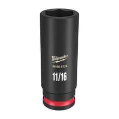 Milwaukee - SHOCKWAVE™ 3/8" Drive 11/16" Deep 6 Point Impact Socket | 49666124