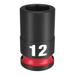 Milwaukee - Shockwave 3/8" Drive 12mm Standard 6 Point Impact Socket | 49666136