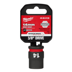 Milwaukee - SHOCKWAVE™ 3/8" Drive 14mm Standard 6 Point Impact Socket | 49666138