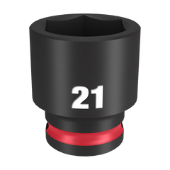 Milwaukee - Shockwave 3/8" Drive 21mm Standard 6 Point Impact Socket | 49666144