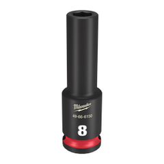 Milwaukee - SHOCKWAVE™ 3/8" Drive 8mm Deep 6 Point Impact Socket | 49666150