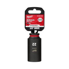 Milwaukee - Shockwave 3/8" Drive 22mm Deep 6 Point Impact Socket | 49666163