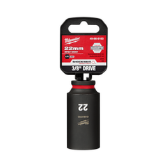 Milwaukee - SHOCKWAVE™ 3/8" Drive 22mm Deep 6 Point Impact Socket | 49666163