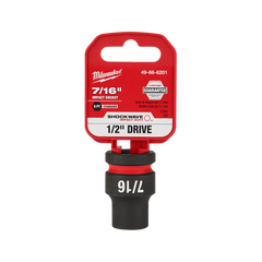 Milwaukee - Shockwave 1/2" Drive 7/16" Standard 6 Point Impact Socket | 49666201