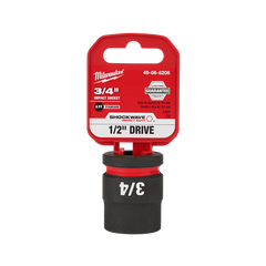 Milwaukee - Shockwave 1/2" Drive 3/4" Standard 6 Point Impact Socket | 49666206