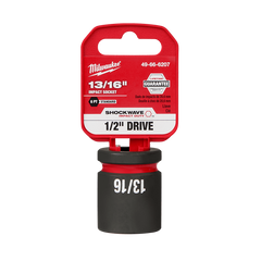 Milwaukee - Shockwave 1/2" Drive 13/16" Standard 6 Point Impact Socket | 49666207