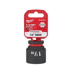Milwaukee - Shockwave 1/2" Drive 1-1/16" Standard 6 Point Impact Socket | 49666211