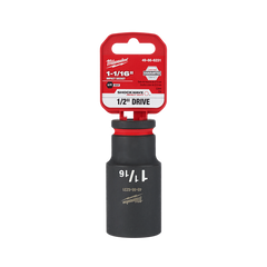 Milwaukee - Shockwave 1/2" Drive 1-1/16" Deep 6 Point Impact Socket | 49666231