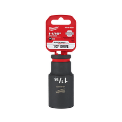 Milwaukee - SHOCKWAVE™ ½" Drive 1-1/16" Deep 6 Point Impact Socket | 49666231