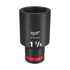 Milwaukee - Shockwave 1/2" Drive 1-1/4" Deep 6 Point Impact Socket | 49666234