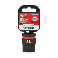 Milwaukee - Shockwave 1/2" Drive 17mm Standard 6 Point Impact Socket | 49666249